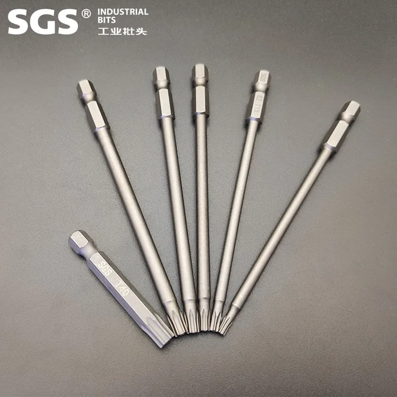 MOYOTEC Single-ended 1/4 Inch Hex Shank Torx Screwdriver Bit S2 Steel…