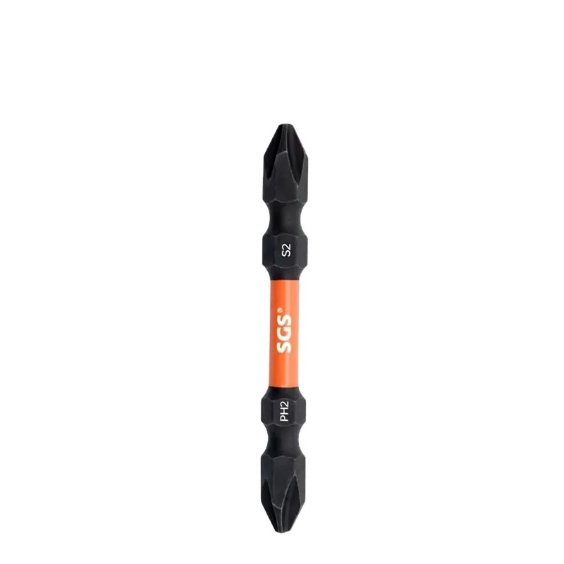 MOYOTEC Hot Selling Anti Rust S2 Material 6.35mm Hex Double Phillips Head Strong Magnetism Phosphate
