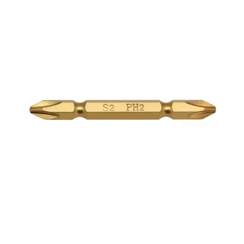 MOYOTEC Two Ended Magnetic S2 Material Titanized Anti Rust Sleeve Impact Impact PH2 Screwdriver Bits