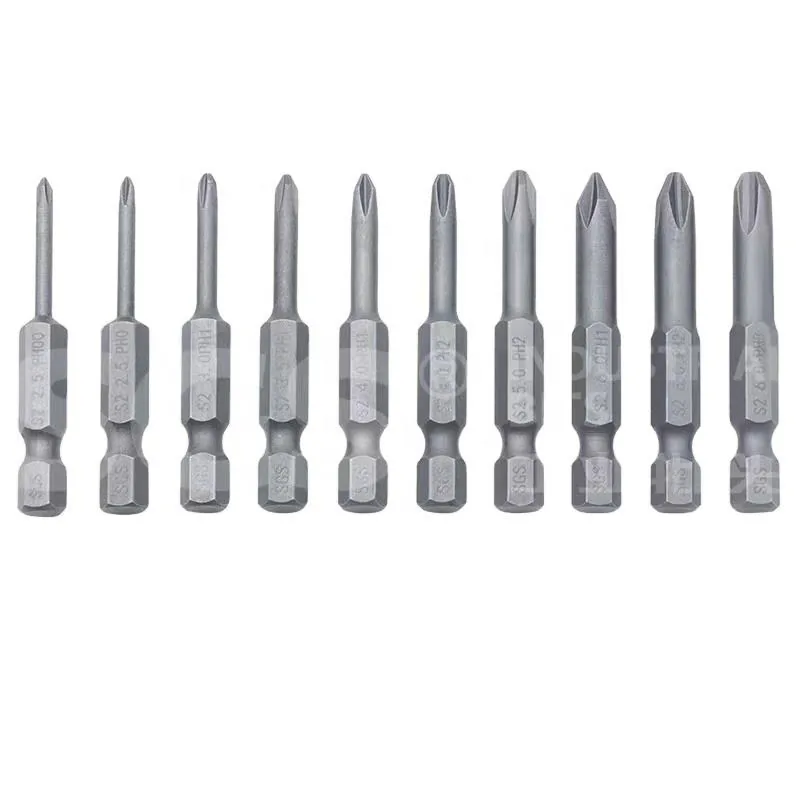 MOYOTEC 1/4'' Hexagon Driver Phillips Ended Power Bit PH2 Screwdriver Bits