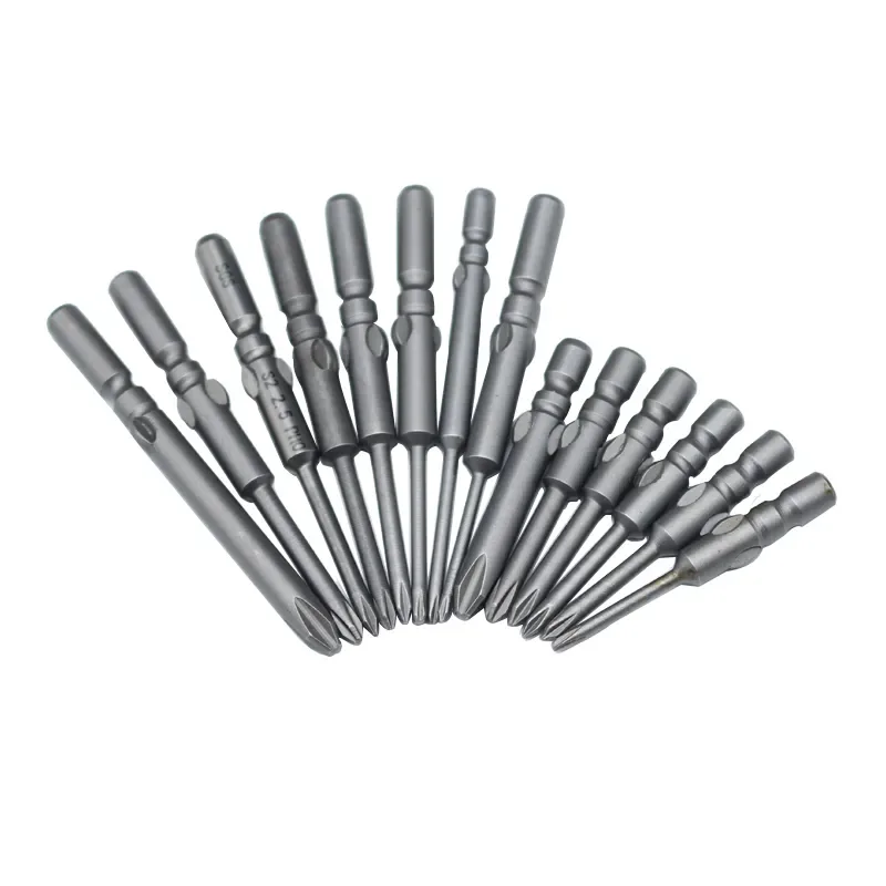 MOYOTEC Phillips Bit Screwdriver Set Industrial Grade S2 High-quality Steel 1/4" Sandblasted Finish 