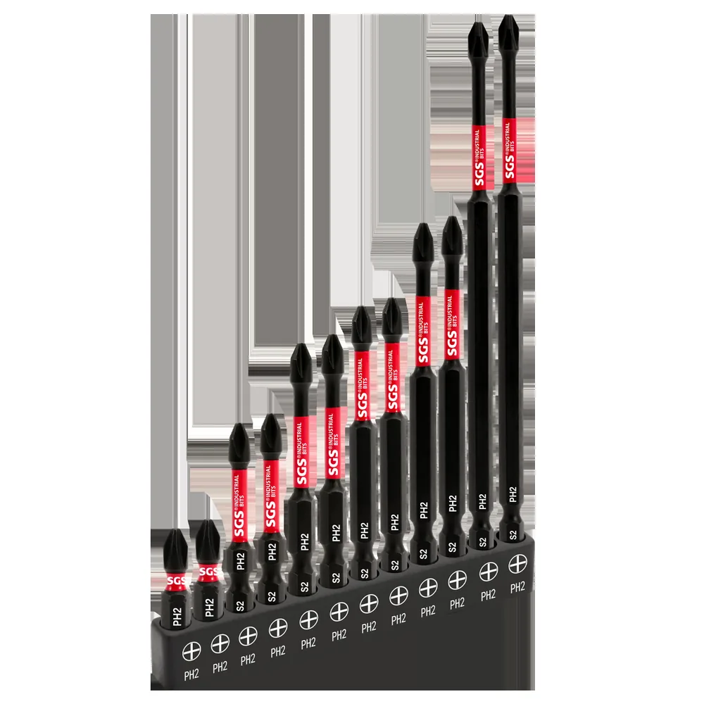 MOYOTEC PH2 S2 Stainless Steel Impact Bits Screwdriver Set with Hard Case 50mm 75mm 150mm