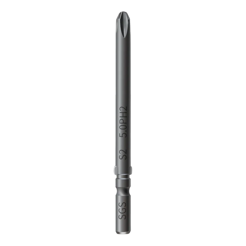 MOYOTEC Factory Direct 6mm Strong Magnetic S2 Material 60mm-100mm Single Head Phillips Electric Bits